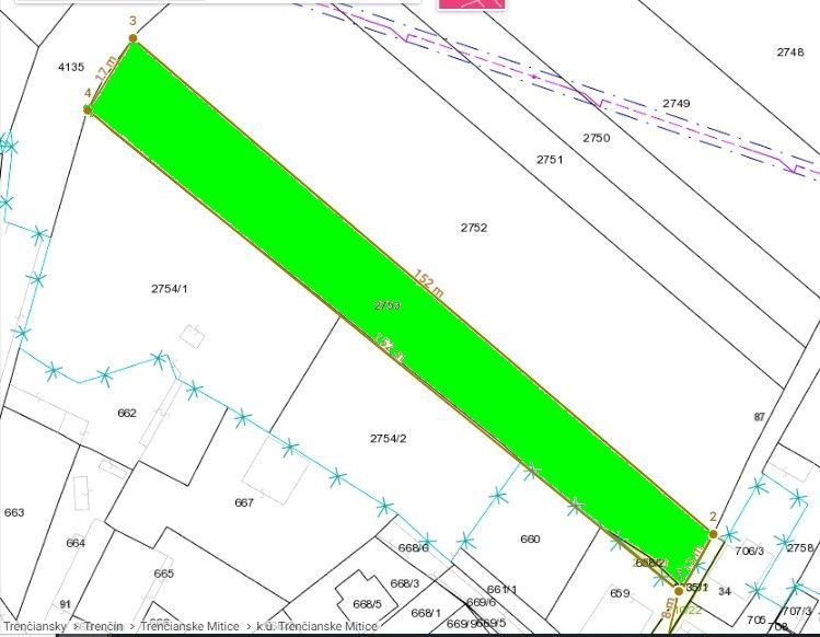 STAVEBNÝ POZEMOK 2250 m2 TRENČIANSKE MITICE — foto 6