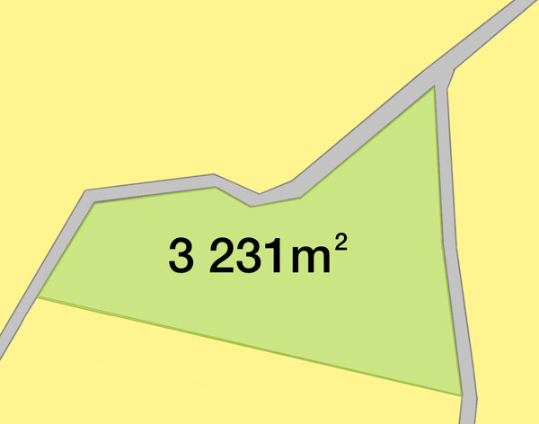 Predám Stavebný pozemok Čavoj, 3231 m2, Polosamota