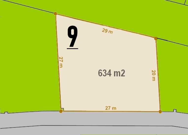 PREDAJ STAVEBNÝ POZEMOK 634 M² BOROVCE /VODA, ELEKTRINA, KANALIZÁCIA/ — foto 2