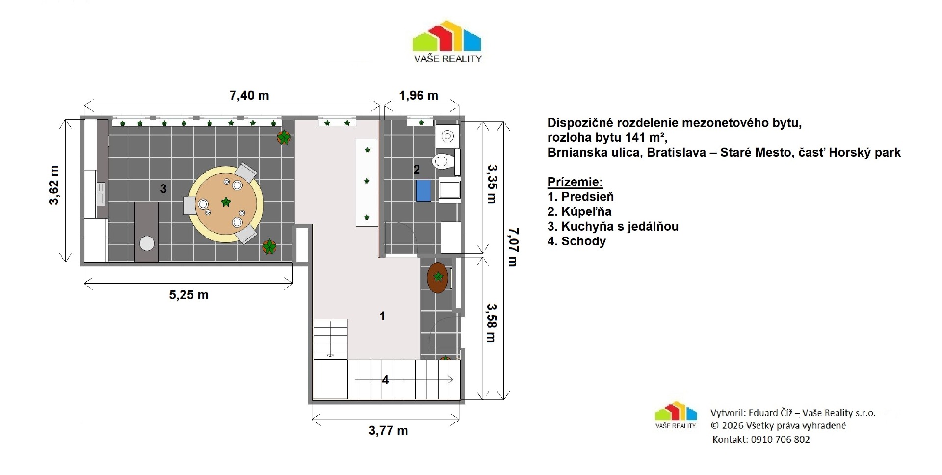 Mezonet v srdci Horského parku, 141 m², Nadštandardný pocit domova — foto 20