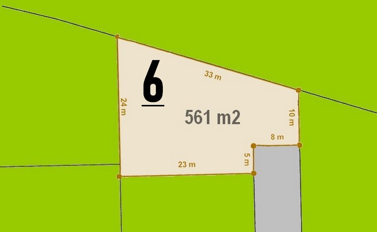 STAVEBNÝ POZEMOK 561 M² BOROVCE *VIDEO* /ELEKTRINA, VODA, KANALIZÁCIA/ — foto 2