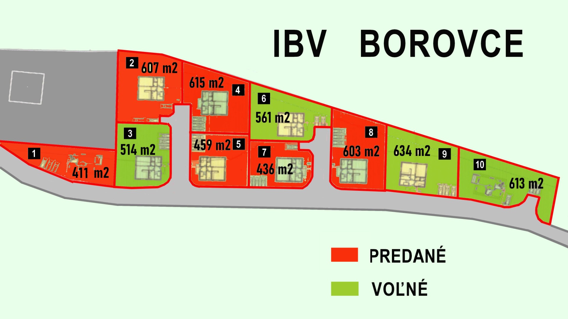 STAVEBNÝ POZEMOK 561 M² BOROVCE *VIDEO* /ELEKTRINA, VODA, KANALIZÁCIA/ — foto 3