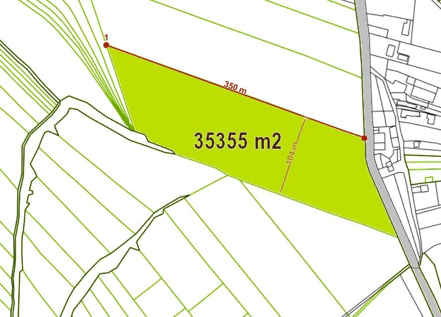 Pozemok 35 355 m² vhodný na chov koní či hospodárstvo – Prašník — foto 2