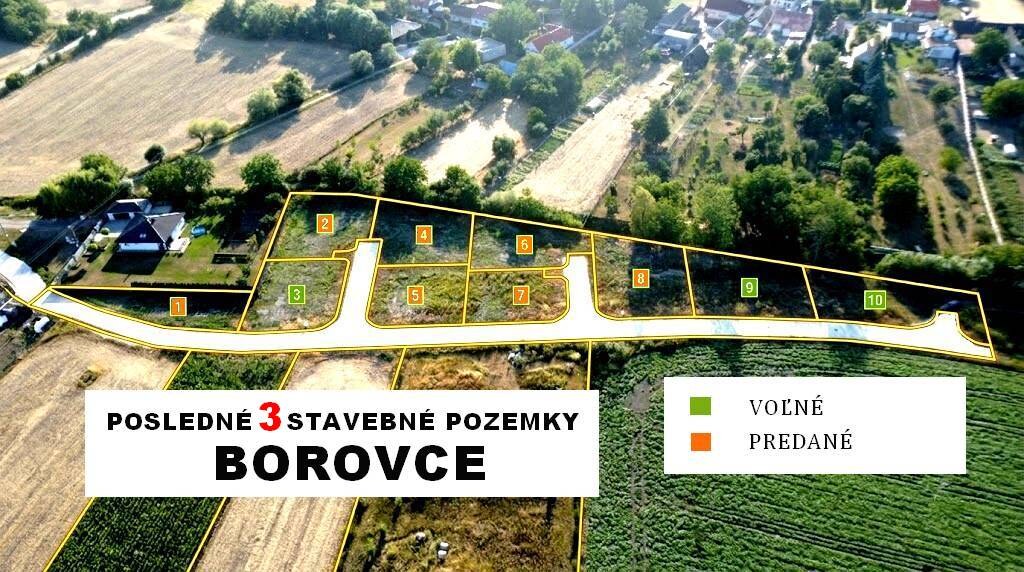 PREDAJ STAVEBNÝ POZEMOK 613 M² BOROVCE /VODA, ELEKTRINA, KANALIZÁCIA/ — foto 3