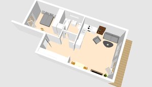 NA PREDAJ – 2-izbový byt 60 m2 v novostavbe RiverResort, Banka — foto 4