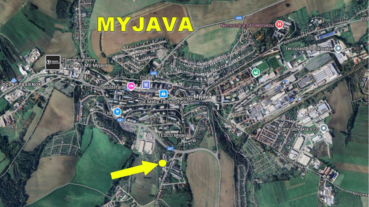 Stavebný pozemok 8900 m2 pre Developerský projekt Myjava Jablonská — foto 2