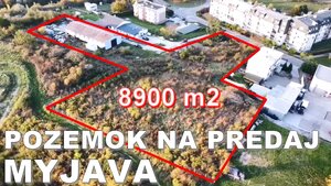Stavebný pozemok 8900 m2 pre Developerský projekt Myjava Jablonská — foto 1