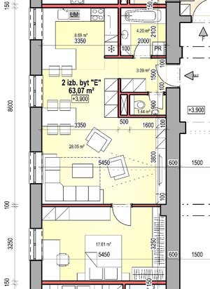 Predám 2 izbový byt Ilava, STRED, 63,07 M2 — foto 3