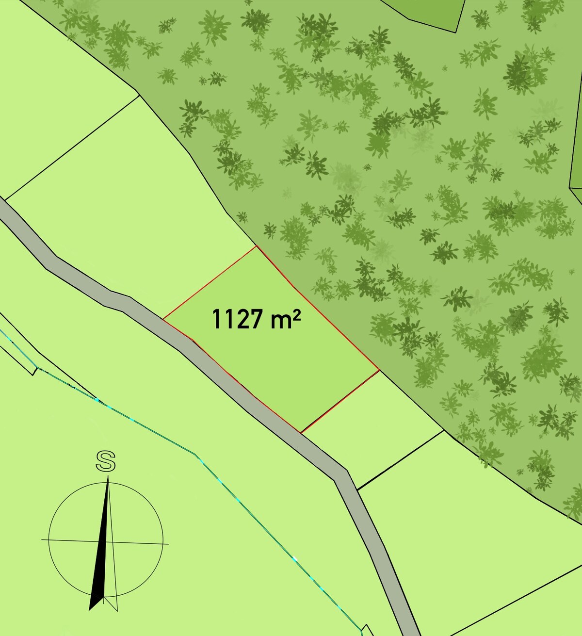 Na predaj pozemok Nemšová - Ľuborča, 1127 m2