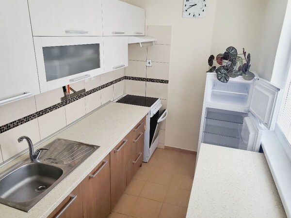 2 izbový  byt  Bánovce nad Bebravou, CENTRUM, 54 m2 ,LOGGIA ,Zariadený