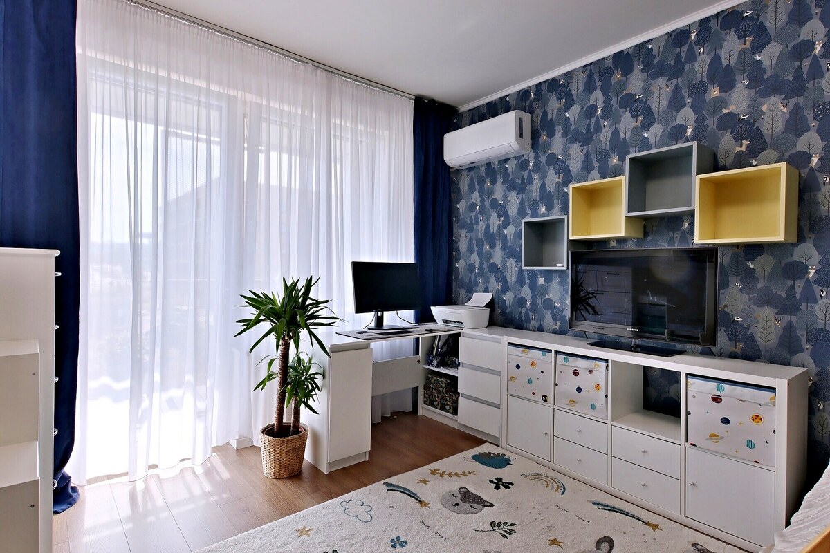 Zariadený slnečný 3 izbový byt + klíma + 16m2 loggia + parkovacie miesto + kobka — foto 9