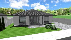 NOVOSTAVBA vo výstavbe - Moderný rodinný dom Svätý Peter — foto 8