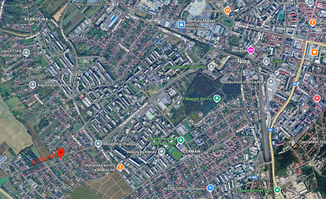 POZEMOK 383 m2 + PROJEKT DOMU - Nitra, Hviezdoslavová — foto 6