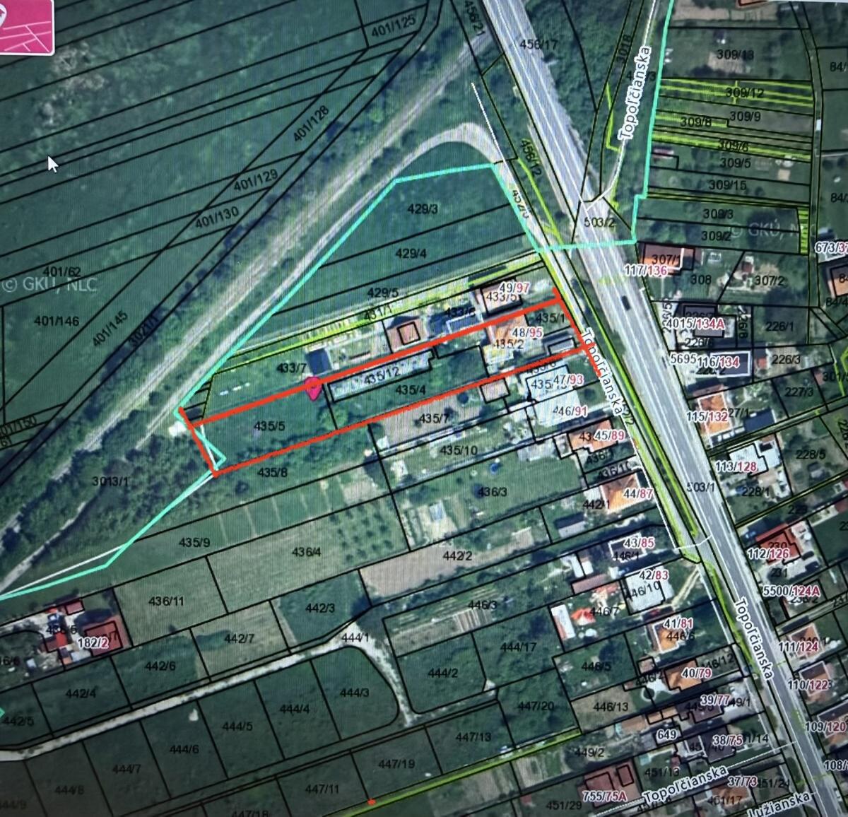 INVESTIČNÁ PRÍLEŽITOSŤ: 2 411 m² POZEMOK S RD A S MOŽNOSŤOU VÝSTAVBY 3 DVOJDOMOV — foto 2