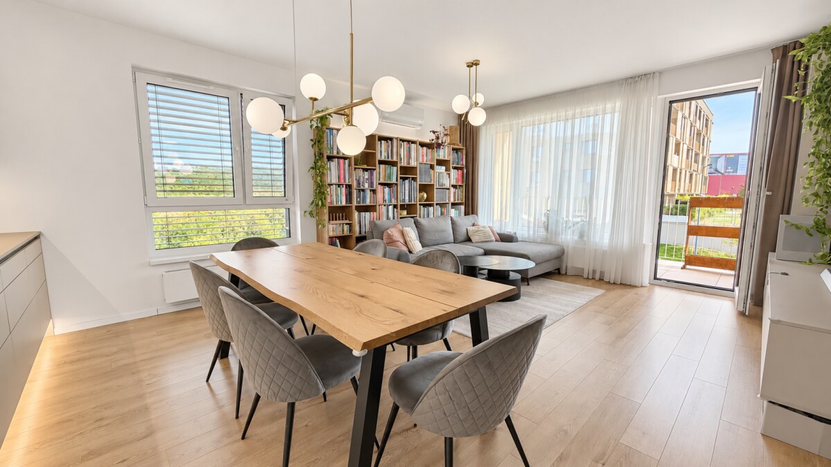 Moderný, klimatizovaný 3-izbový byt s loggiou v projekte Bory — foto 12