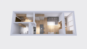 Klimatizovaný 1.5-izbový byt, parkovacie miesto, novostavba — foto 11