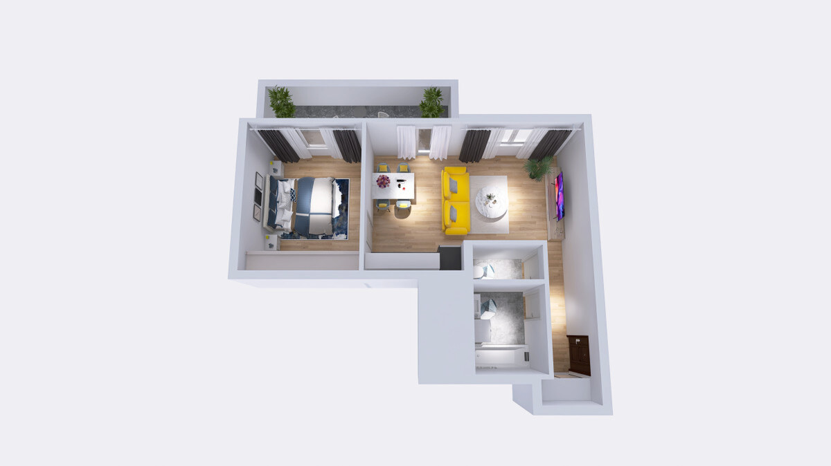 Klimatizovaný 2i byt s balkónom v novostavbe z r. 2020, Jarabinky — foto 19
