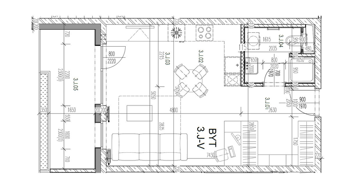 1-izbový byt s terasou v projekte VERDENA, r. 2025, zariadený v štandarde — foto 28