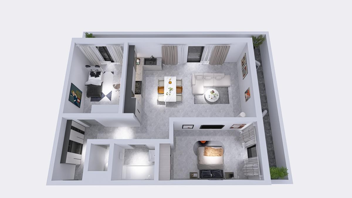 Klimatizovaný 3i byt v novostavbe z r. 2026, terasa 24 m2, 1 x parkovanie — foto 2