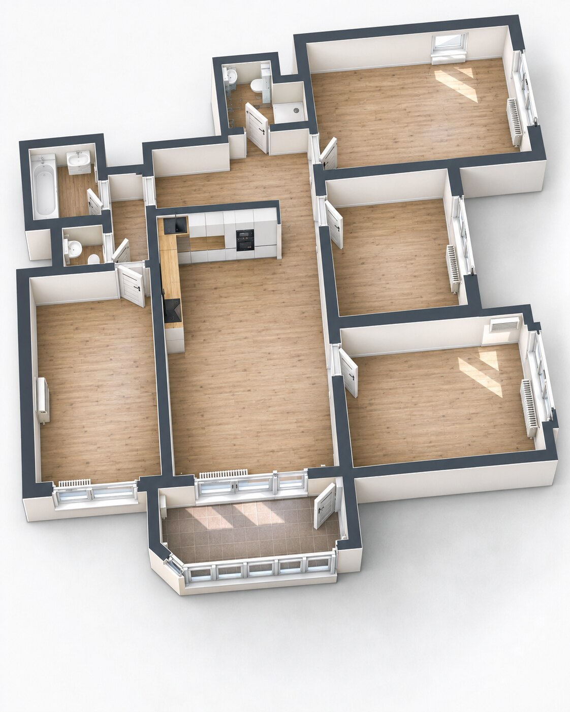 Klimatizovaný, 5-izbový byt po kompletnej rekonštrukcii z r. 2026, Karlova Ves — foto 9