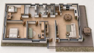 Stavebný pozemok 472 m2 so stavebným povolením, Šarišské Bohdanovce — foto 12