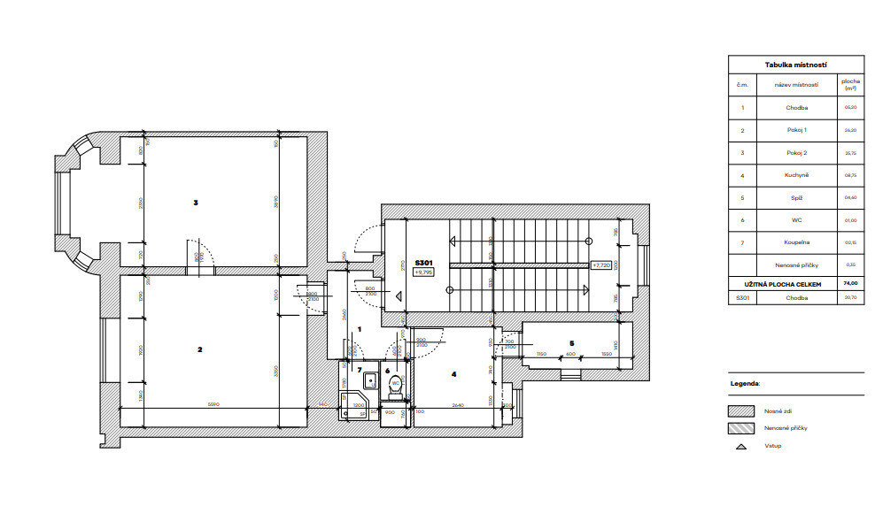 Investičná príležitosť – priestranný 2-izbový byt 74 m² Karlove Vary — foto 8