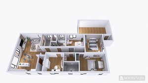 Posledný voľný- Samostatne stojaci 5izb.bungalov s garážou — foto 3