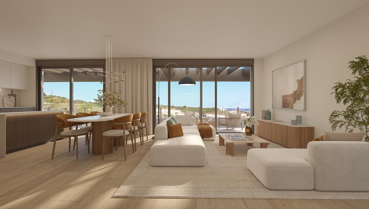 Luxusné 2 až 4-izbové apartmány s panoramatickým výhľadom na more, Costa del Sol — foto 12