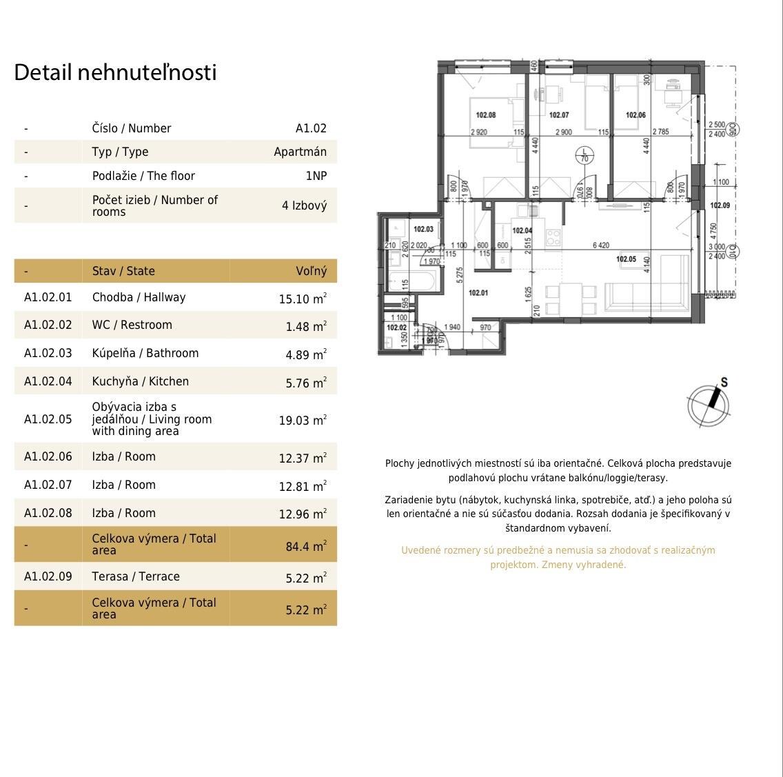 Skolaudované - 4 izb. byt s veľkou predzáhradkou - Winehills — foto 33