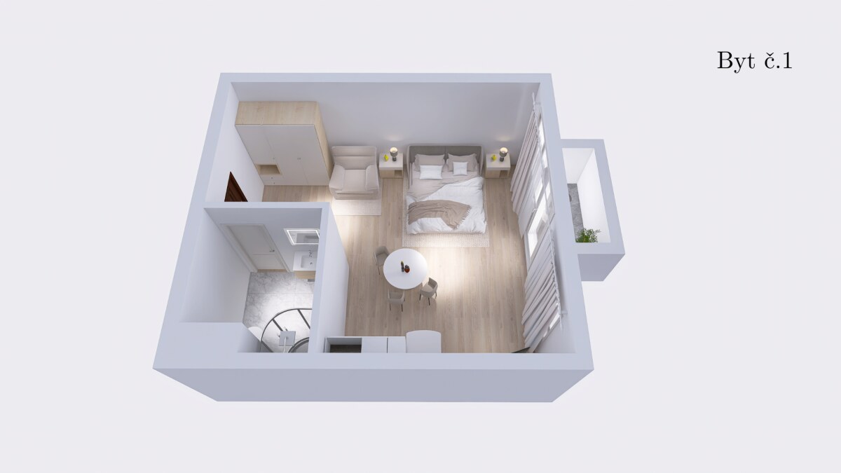 Kompletne zariadený nadštandardný 1-izbový apartmán – Gerlach Rezort — foto 10
