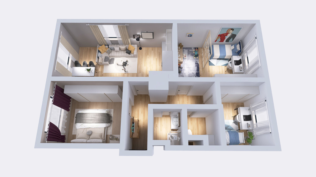 Priestranný 4 izbový byt, po kompletnej rekonštrukcii z r. 2026, Americká ul. — foto 9