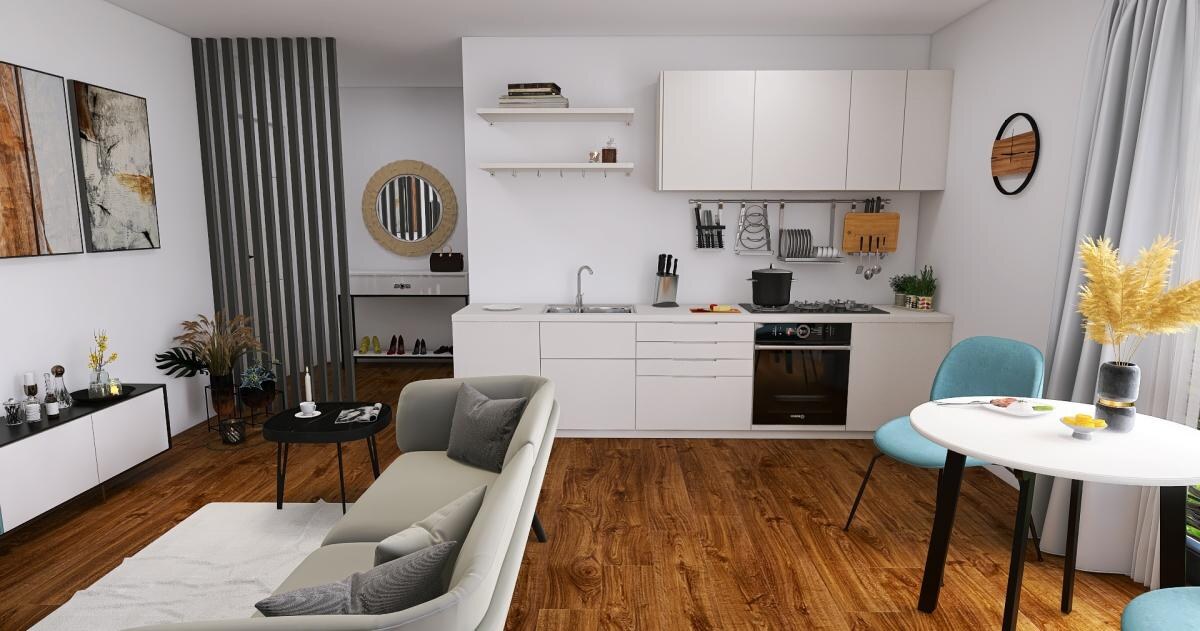 NOVINKA - Výborne dispozične riešený 1,5 izb. byt s balkónom — foto 3