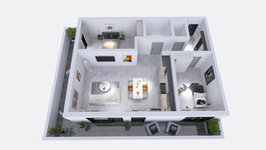 Klimatizovaný 3i byt v novostavbe z r. 2026, terasa 24 m2, 1 x parkovanie — foto 1