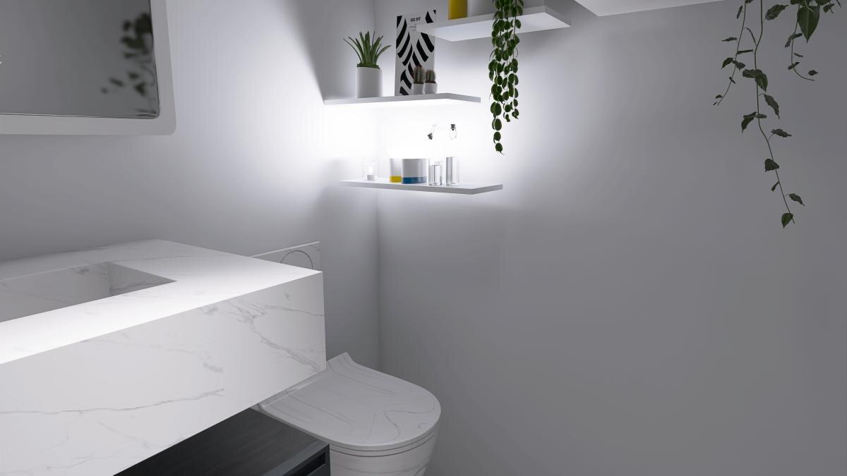 Luxusný apartmán s výhľadom na more v exkluzívnom hoteli v meste Batumi, bazén na streche hotela — foto 13