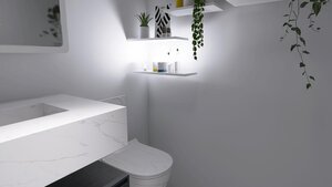 Luxusný apartmán s výhľadom na more v exkluzívnom hoteli v meste Batumi, bazén na streche hotela — foto 13