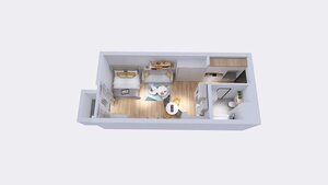 METROPOLIS- Klimatizovaný 1i byt s balkónom, parkovacie miesto — foto 19