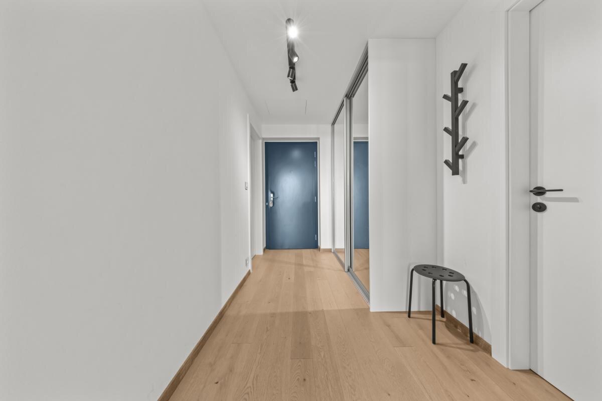 Klimatizovaný 2 izbový byt s terasou v Eurovea Tower, 1x parkovanie — foto 23