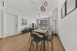 Klimatizovaný 2 izbový byt s terasou v Eurovea Tower, 1x parkovanie — foto 18