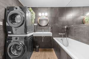 Klimatizovaný 2 izbový byt s terasou v Eurovea Tower, 1x parkovanie — foto 26