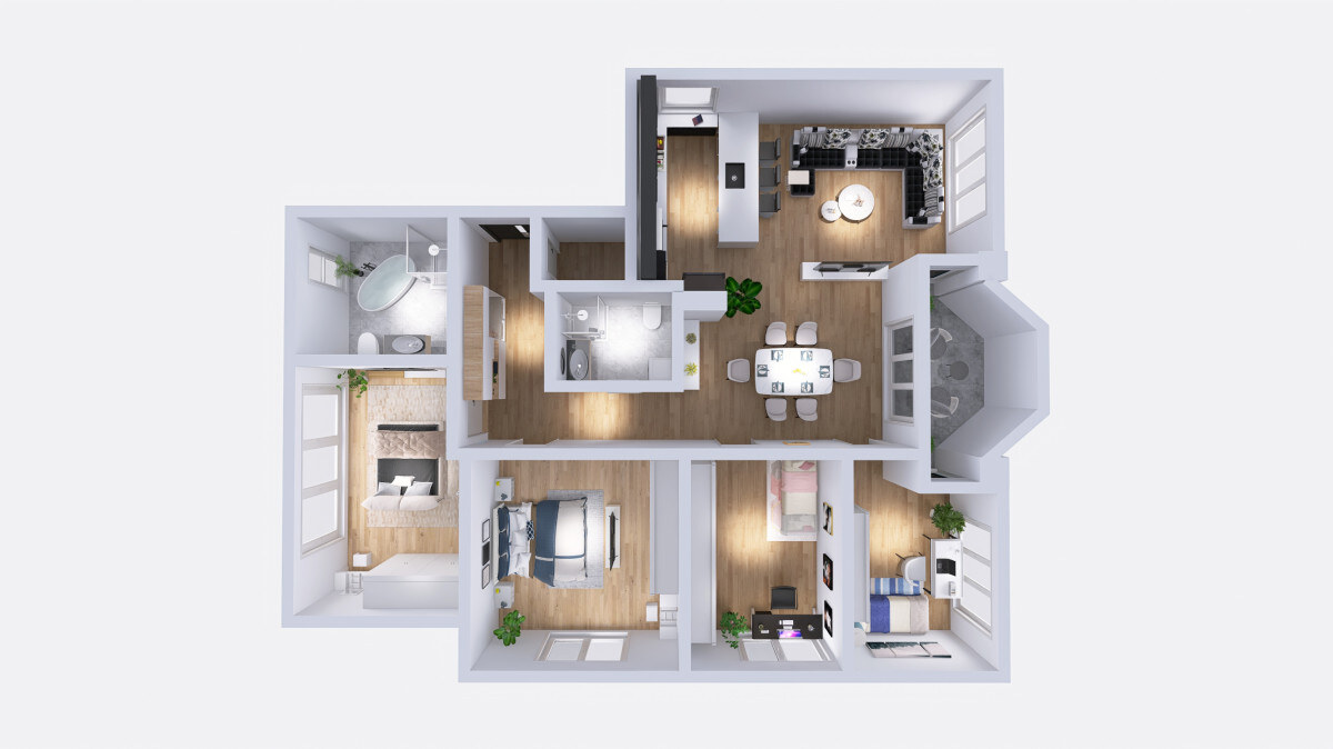 Nadštandardný klimatizovaný 5i byt 160 m2 + záhrada 100 m2, Holubyho ul. — foto 10