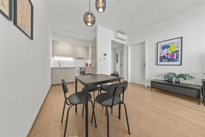 Klimatizovaný 2 izbový byt s terasou v Eurovea Tower, 1x parkovanie — foto 14