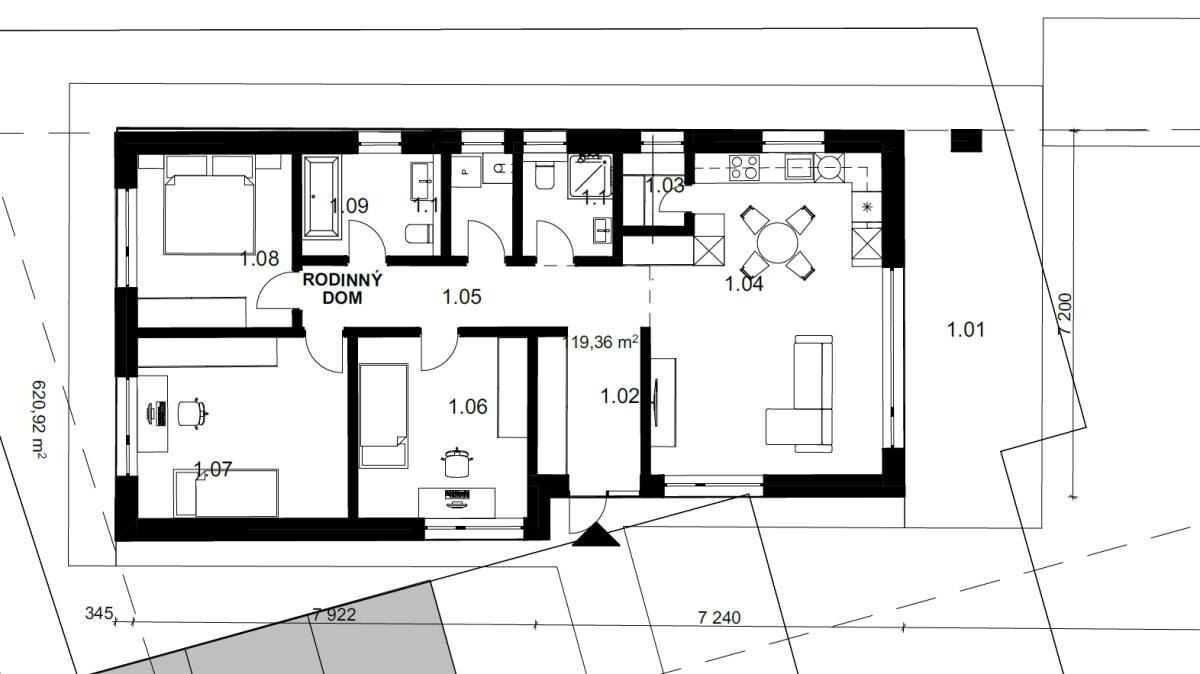 Stavebný pozemok 620 m2, pre rodinný dom so stavebným povolením — foto 26