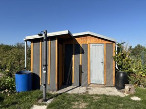 Veľká slnečná záhrada 650 m² – chatka, elektrina a vlastná studňa – Žabí Majer — foto 12